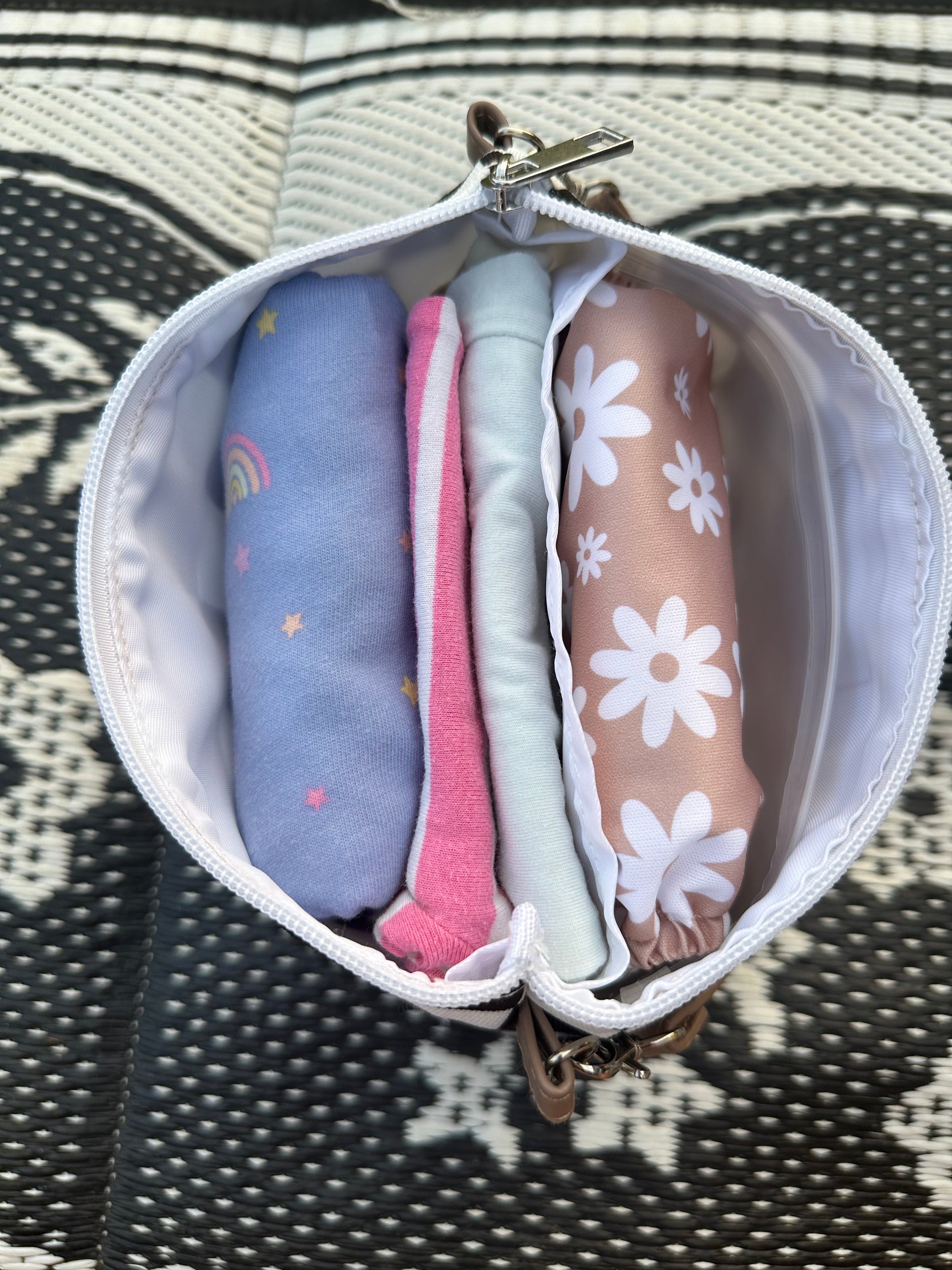 Wipes Clutch | Tan Check