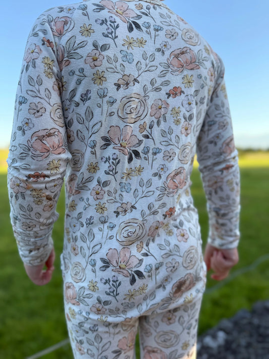 Pastel Petals Modal Zippy Romper - BIG FRENCHIES