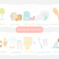 Morning Routine Flashcards