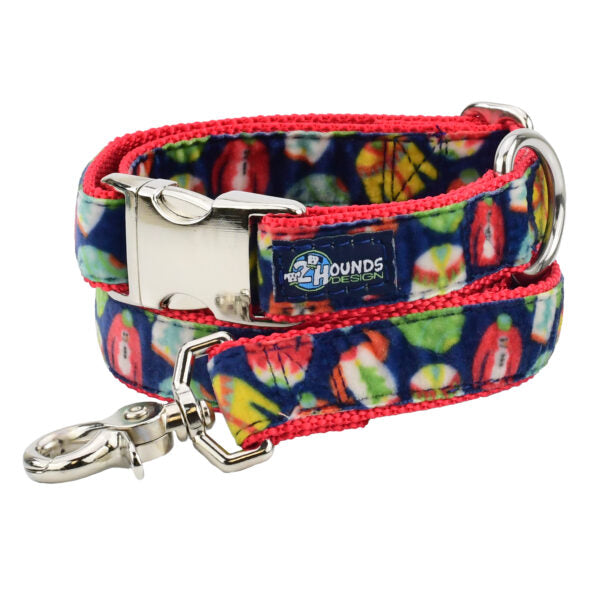 Cozy Sweaters Velvet Essential Martingale Dog Collar (1″ Only)-Pet Collars & Leashes-BIG FRENCHIES-2 Hounds Design