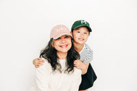 Hunter Green Letter Baseball Hat - BIG FRENCHIES