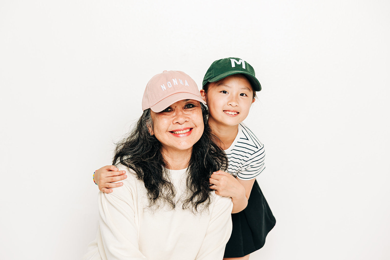 Hunter Green Letter Baseball Hat - BIG FRENCHIES