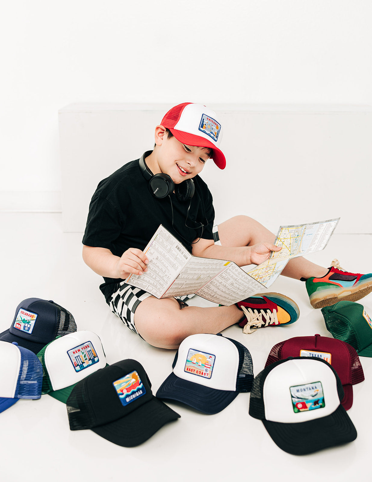 Chicago Postcard Trucker Hat - BIG FRENCHIES