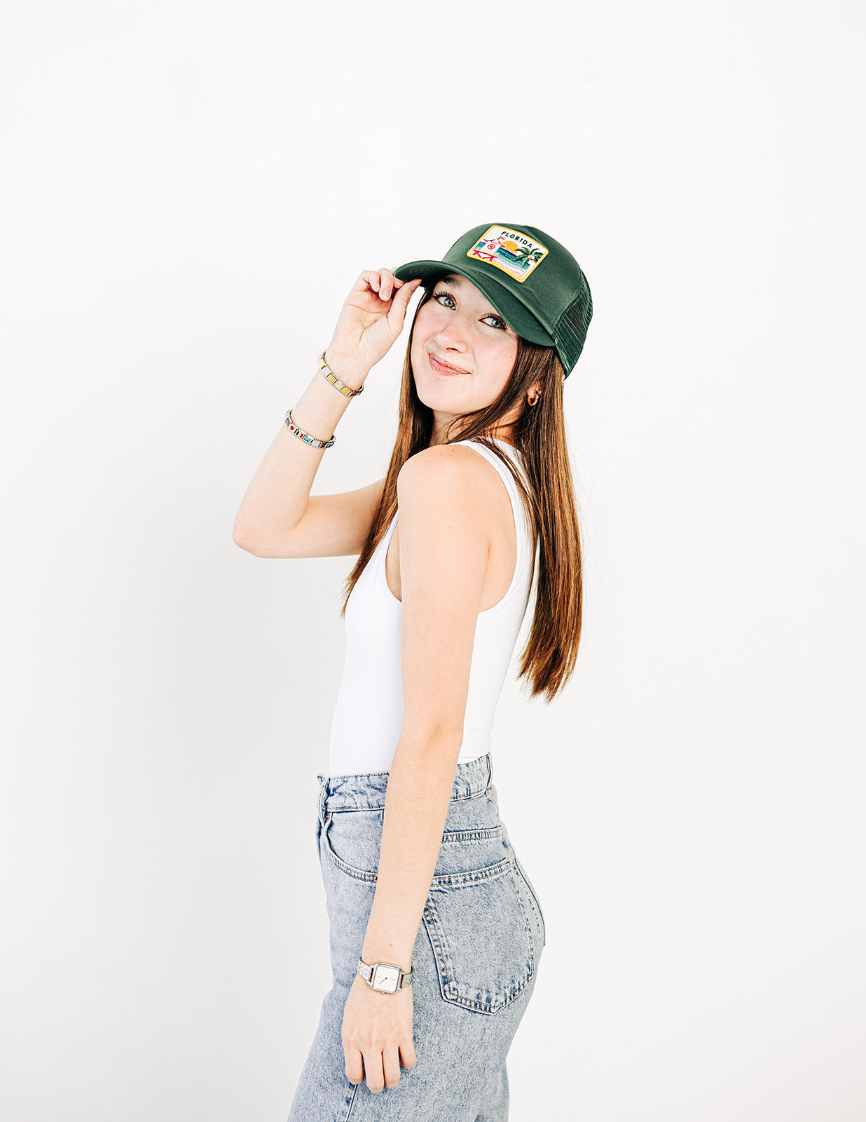 Florida Postcard Trucker Hat - BIG FRENCHIES