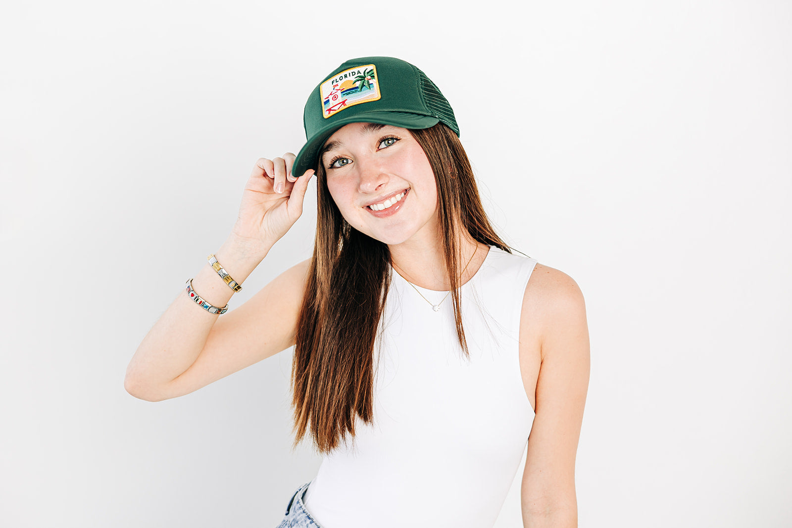 Florida Postcard Trucker Hat - BIG FRENCHIES