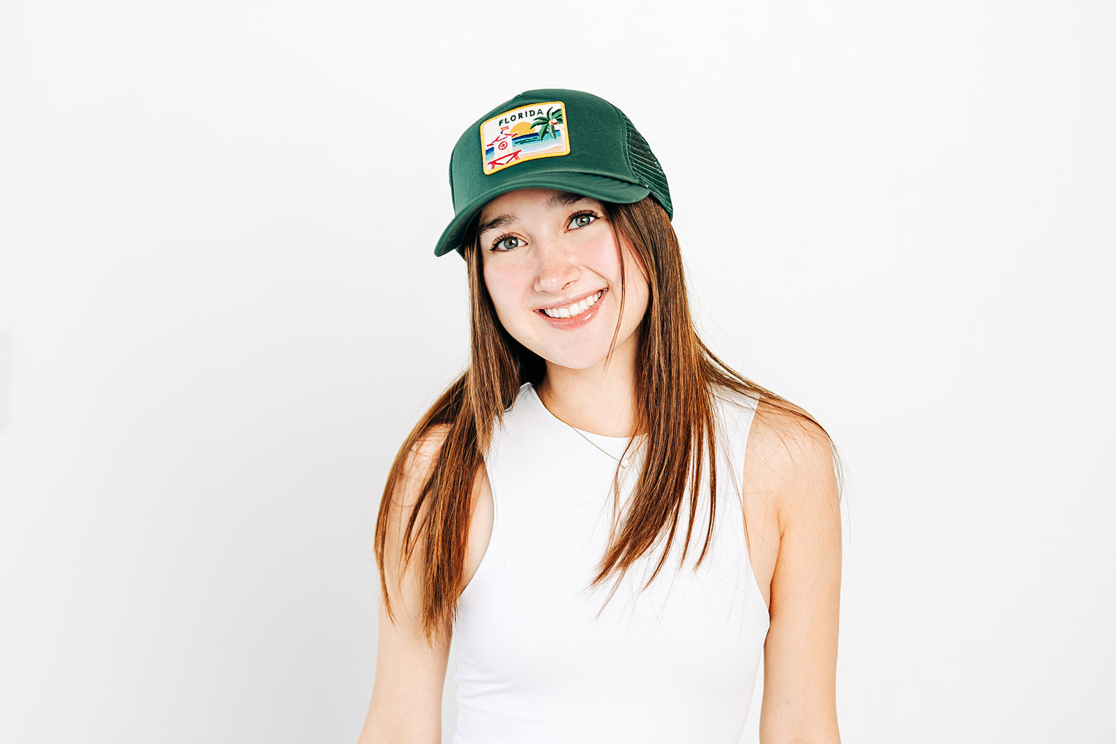 Florida Postcard Trucker Hat - BIG FRENCHIES