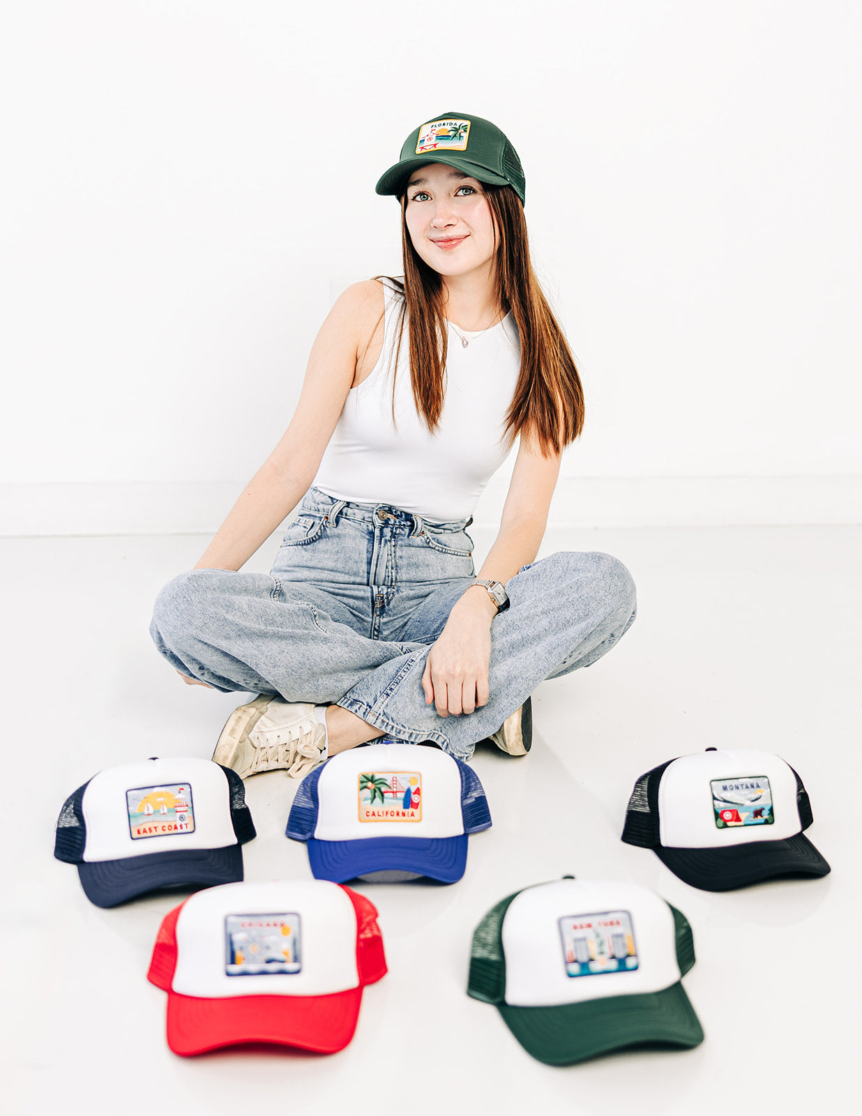 Florida Postcard Trucker Hat - BIG FRENCHIES
