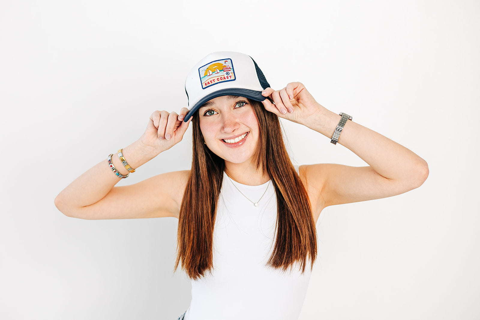 East Coast Postcard Trucker Hat - BIG FRENCHIES