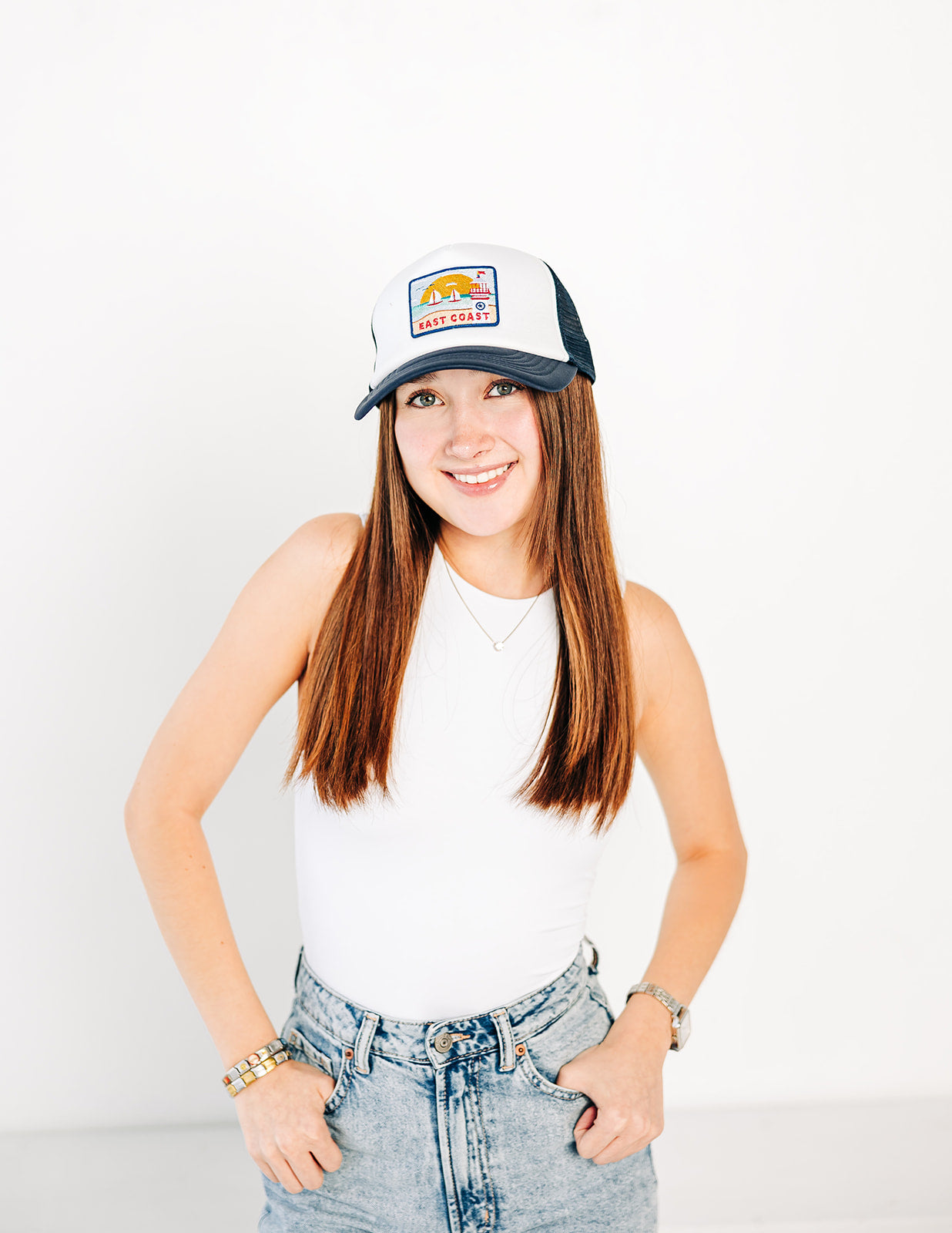 East Coast Postcard Trucker Hat - BIG FRENCHIES