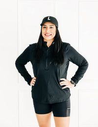 Black Letter Athletic Hat - BIG FRENCHIES