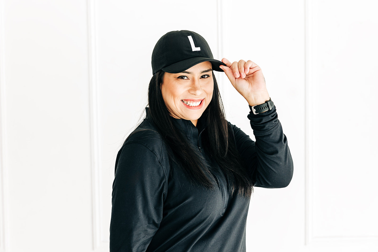 Black Letter Athletic Hat - BIG FRENCHIES