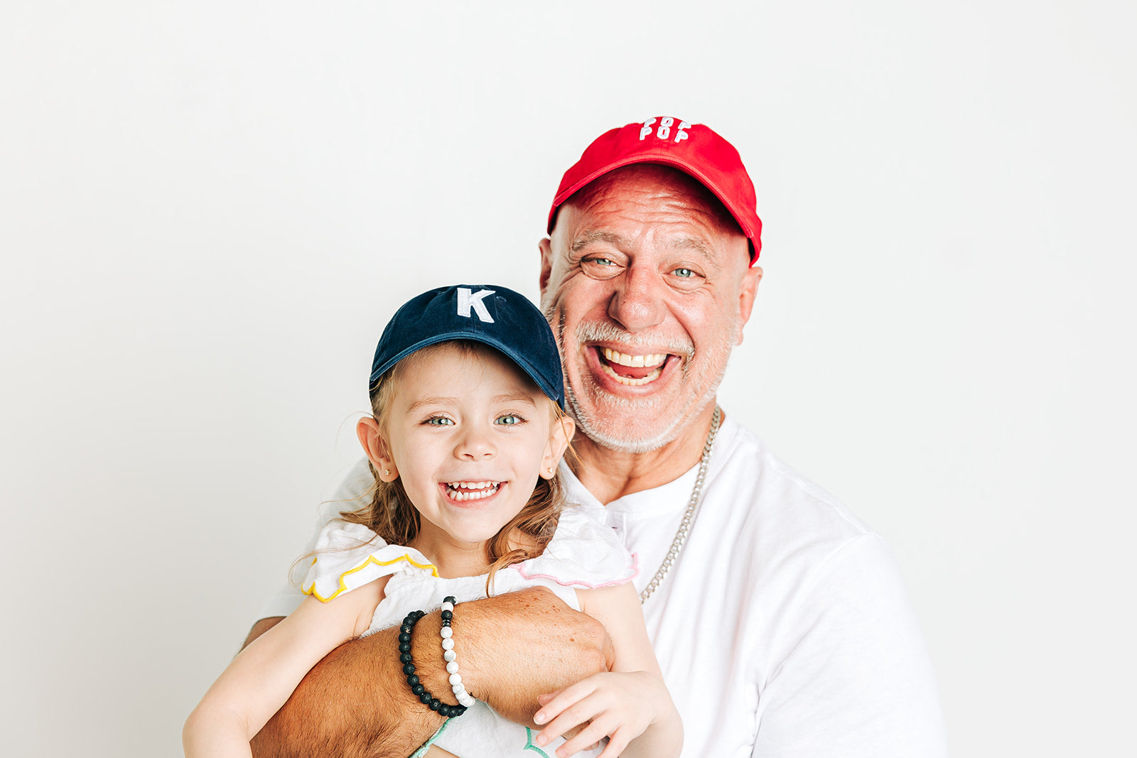 Navy Blue Letter Baseball Hat - BIG FRENCHIES
