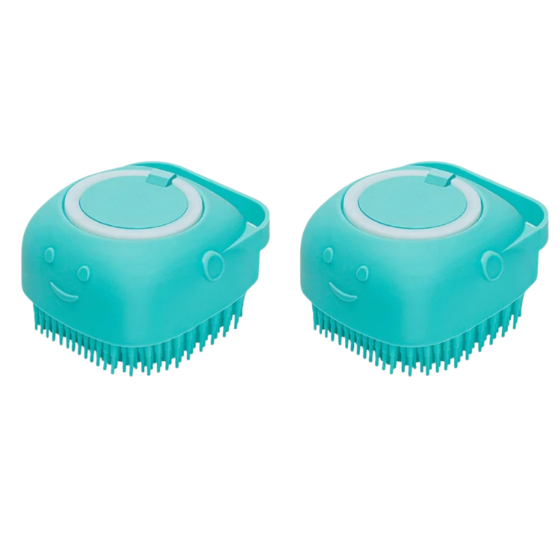 Pet Bathing Brush with Shampoo Dispenser - BIG FRENCHIES