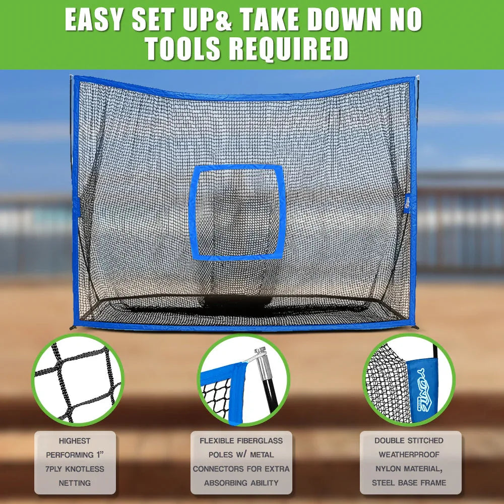 Golf Practice Net - Surface Wall (10ft x 7ft) - BIG FRENCHIES
