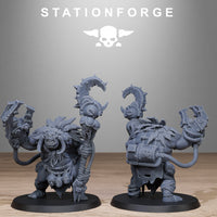 3D Printed Orkaz Tribal Infantry by StationForge Miniatures