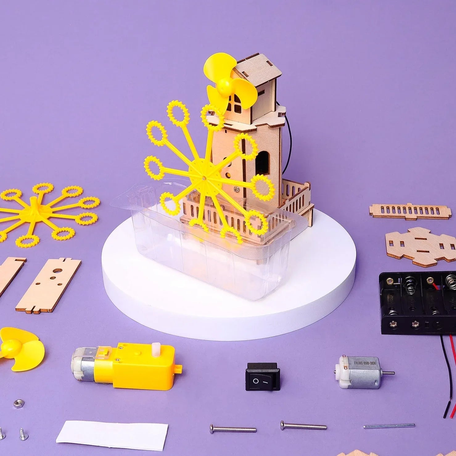 DIY Bubble Machine Kit – Educational STEM Toy for Kids - BIG FRENCHIES