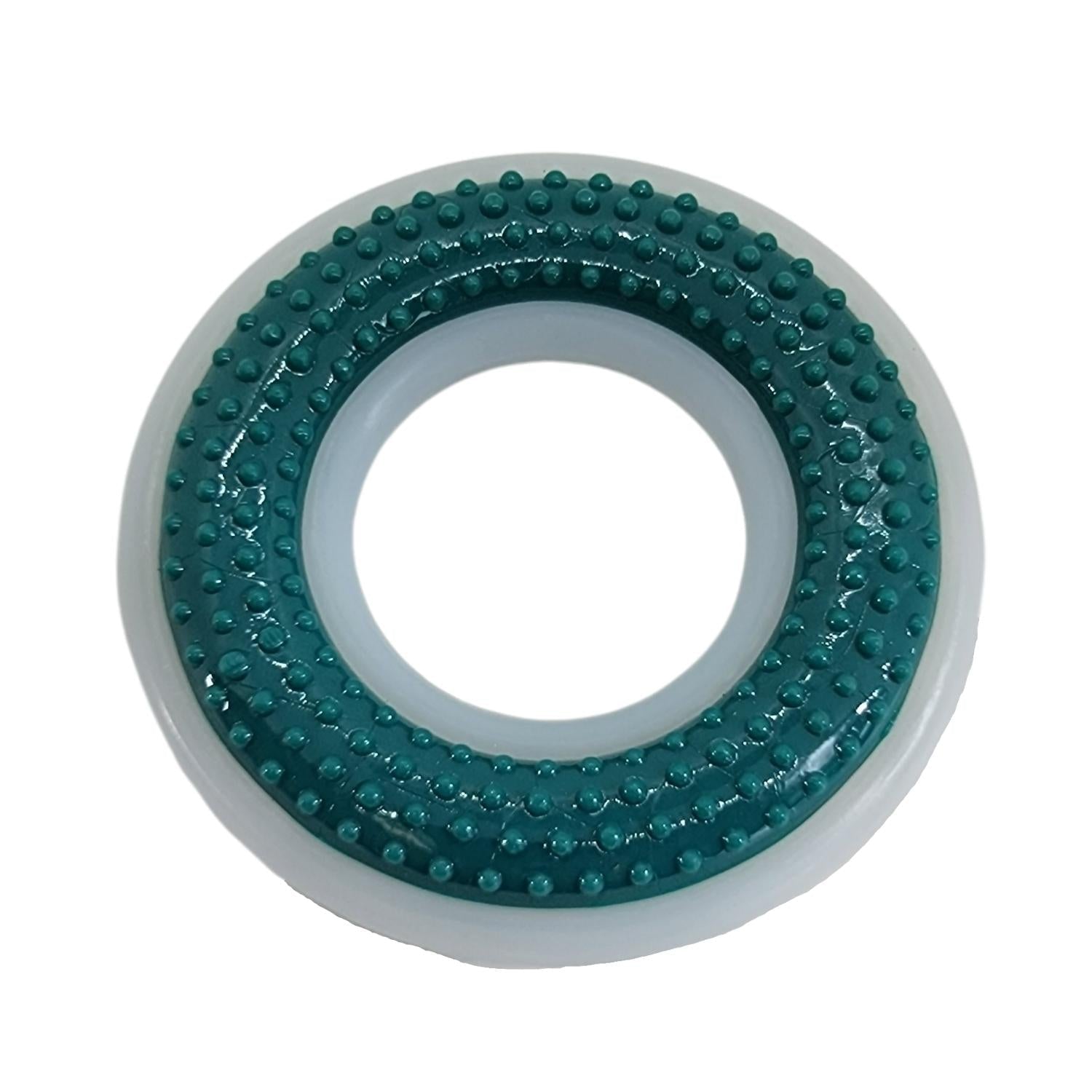 TPR & Nylon Dental Chew Ring Toy for Dogs - Ideal for Aggressive Chewers – (4" Diameter) - BIG FRENCHIES