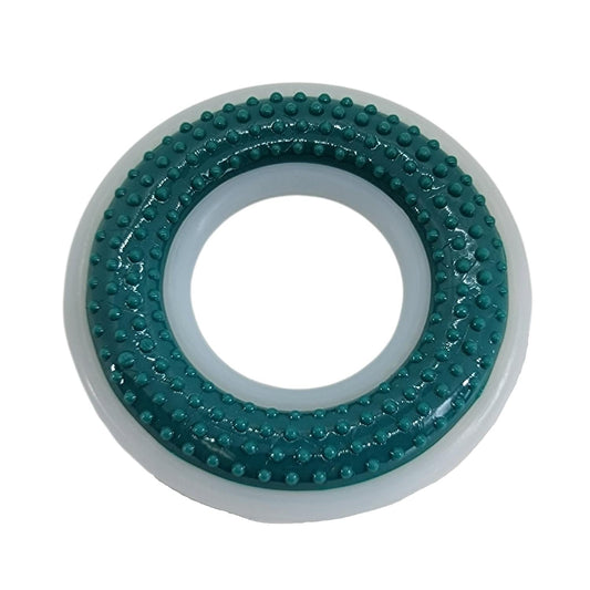 TPR & Nylon Dental Chew Ring Toy for Dogs - Ideal for Aggressive Chewers – (4" Diameter) - BIG FRENCHIES