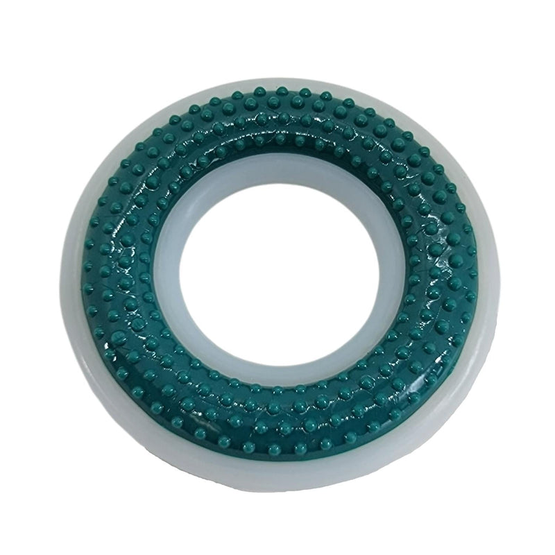 TPR & Nylon Dental Chew Ring Toy for Dogs - Ideal for Aggressive Chewers – (4" Diameter) - BIG FRENCHIES