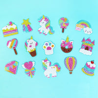Adorable Keychains Diamond Art Kit – Unicorn (Set of 15) - BIG FRENCHIES