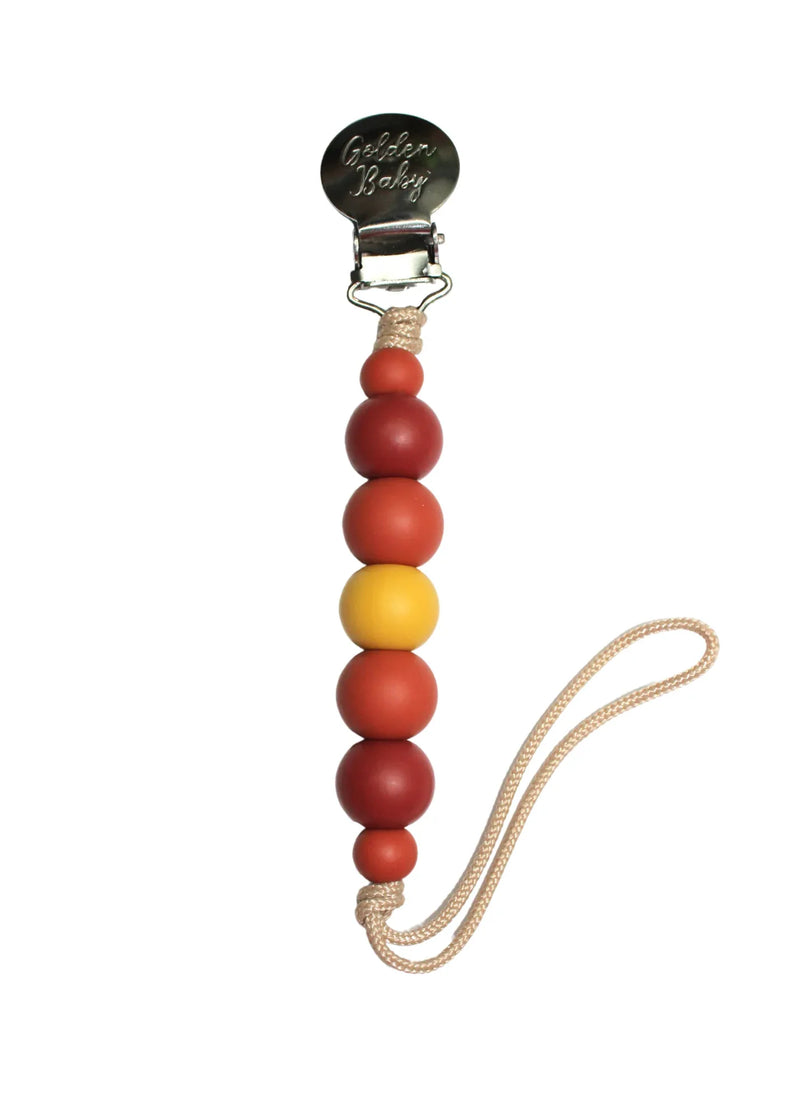 Autumn Leaves // Pacifier Clip - BIG FRENCHIES