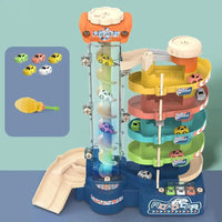 MEACAOFG Garage Cars Toys Elevator _ Parking Cars Toy Elevator _ Rotating Parking Lot Toy - Car