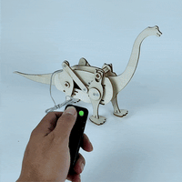 Dinosaur Robot Brachiosaurus DIY Kit, Educational STEM Toy - BIG FRENCHIES