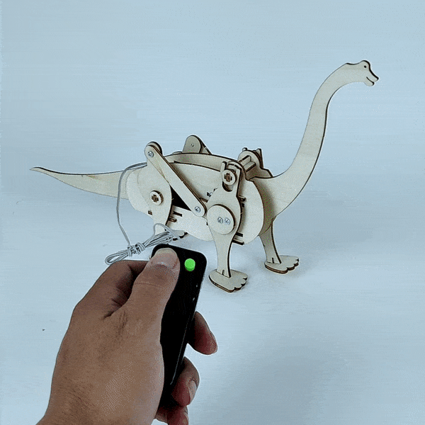 Dinosaur Robot Brachiosaurus DIY Kit, Educational STEM Toy - BIG FRENCHIES