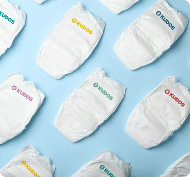 Diaper Box | 100% Cotton-Lined TCF Diapers Size 1-6 | Kudos - BIG FRENCHIES