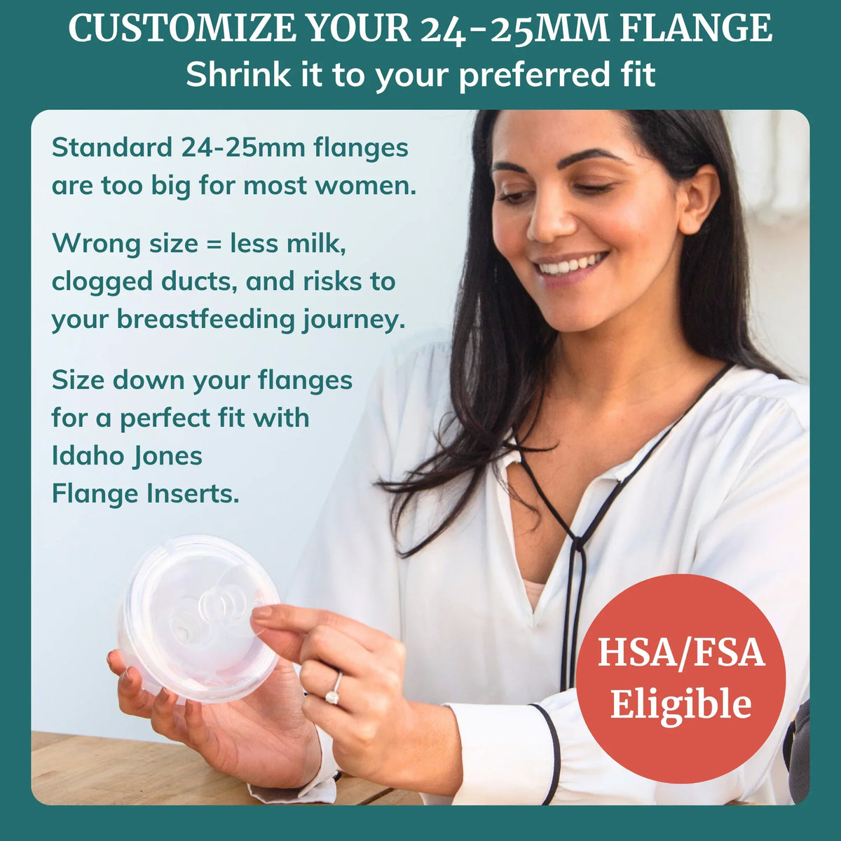 Breast Pump Flange Inserts - Silicone - BIG FRENCHIES