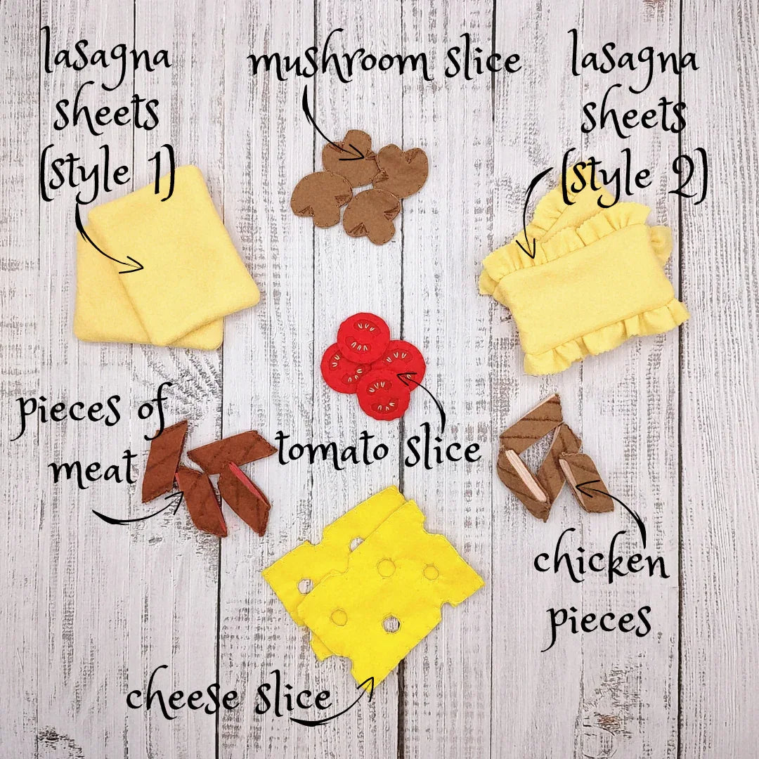 Lasagna felt, make your set - BIG FRENCHIES