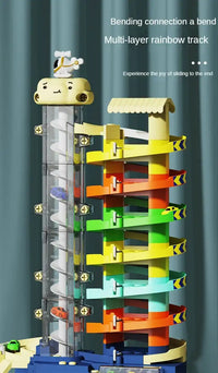 MEACAOFG Garage Cars Toys Elevator _ Parking Cars Toy Elevator _ Rotating Parking Lot Toy - Car