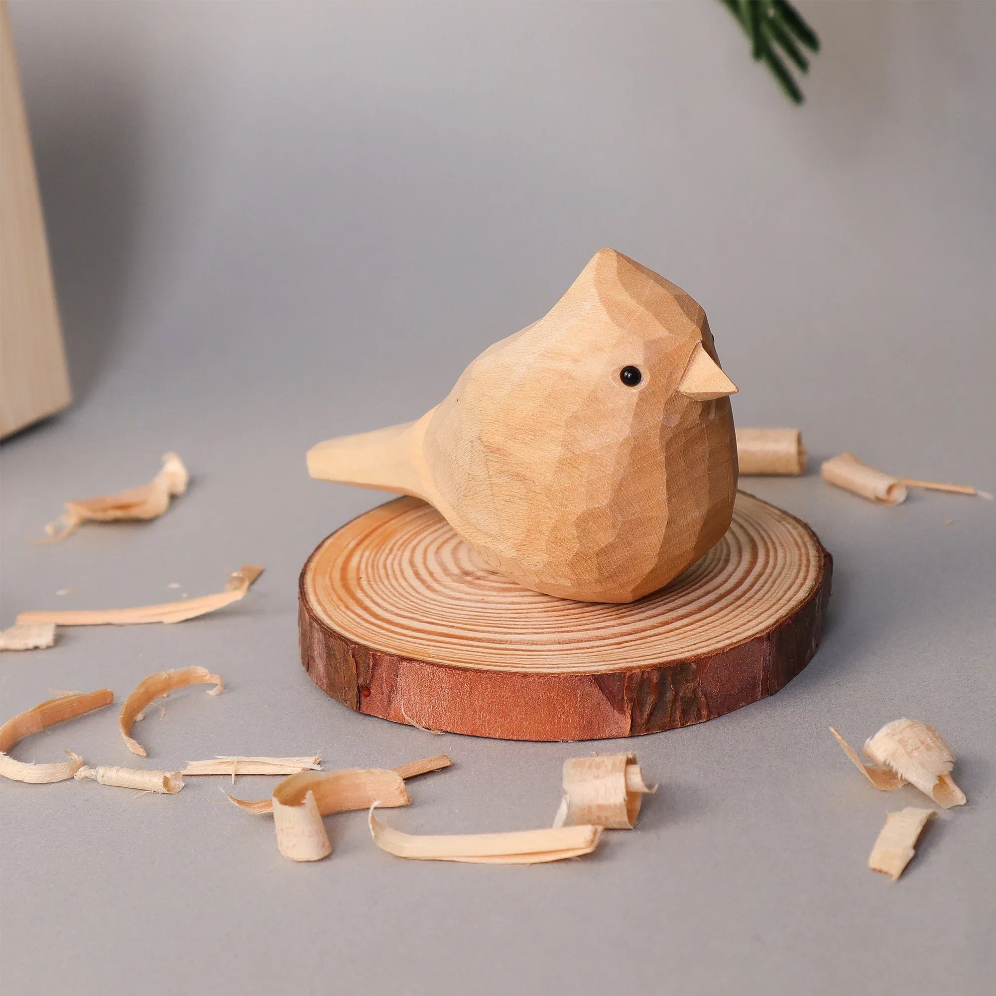 Hand Carved Cardinal Bird, Unique Gift for Loved Ones - BIG FRENCHIES