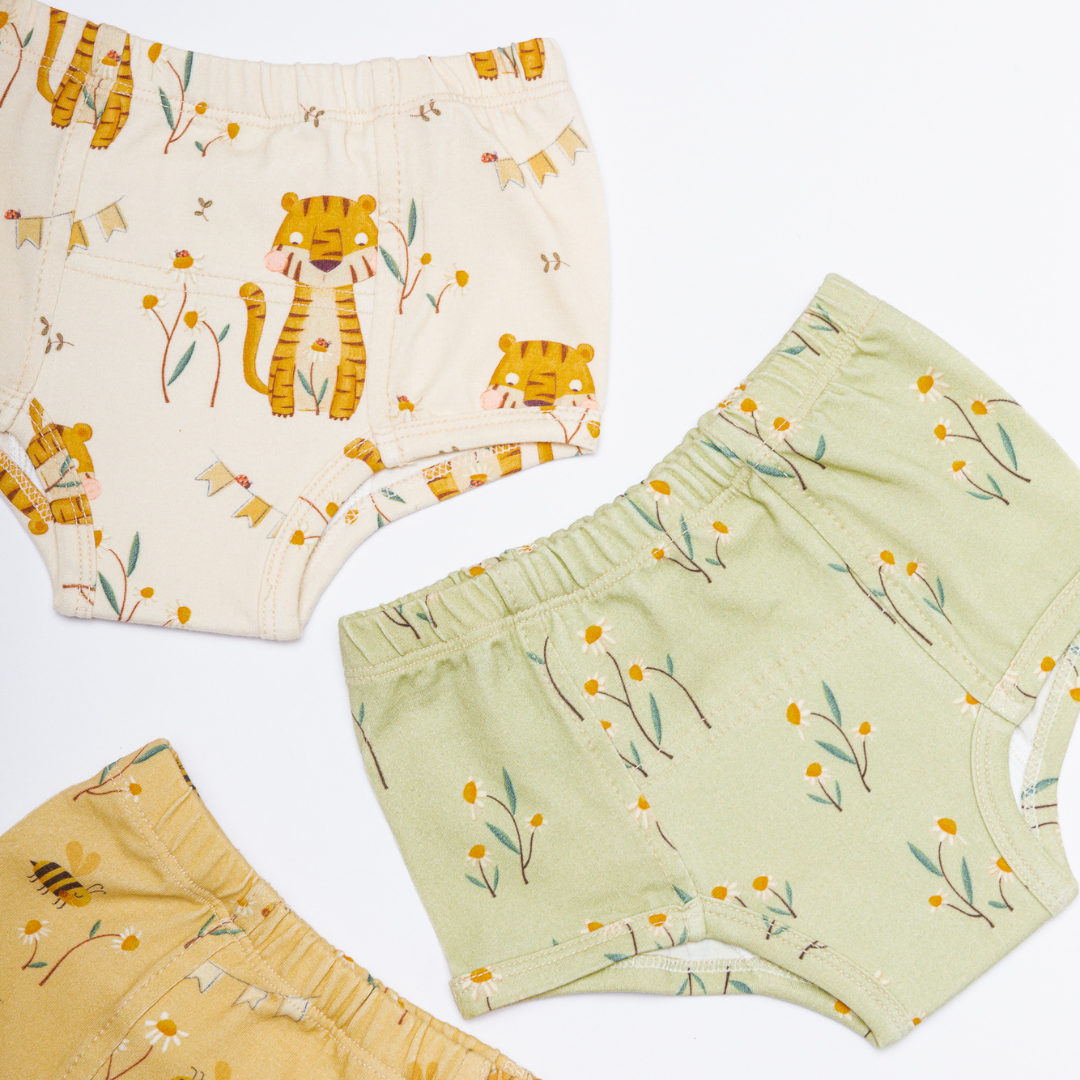 Bundle of Floral Potty Training Underwear (3 Pack) - BIG FRENCHIES