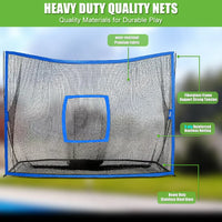 Golf Practice Net - Surface Wall (10ft x 7ft) - BIG FRENCHIES