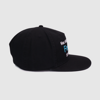 Mac Miller Hurt Feelings Swimming CUSTOM EMBROIDERED Black STRAPBACK CAP HAT