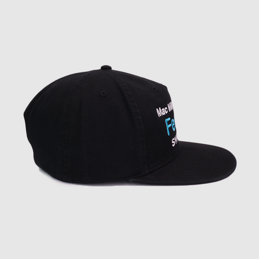 Mac Miller Hurt Feelings Swimming CUSTOM EMBROIDERED Black STRAPBACK CAP HAT