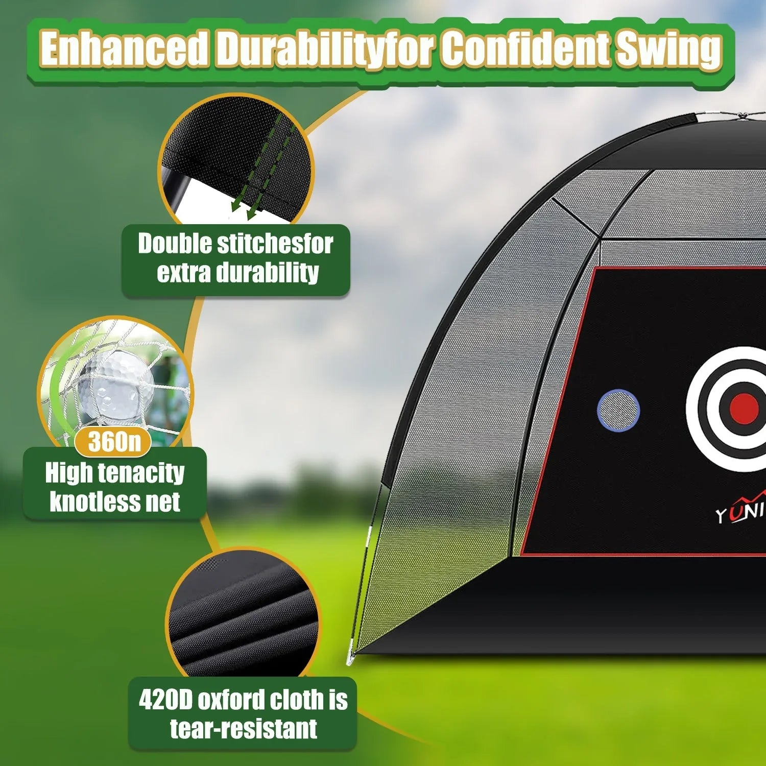 Golf Practice Net - Tent Style (10ft x 7ft) - BIG FRENCHIES