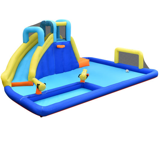 6-in-1 Inflatable Water Slide Jumping House without Blower - BIG FRENCHIES