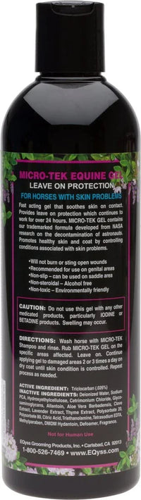EQyss Micro-Tek Equine Gel 16 oz. Aloe Cooling Leave-On Horse Skin Soother