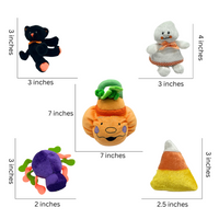 Halloween Stuffed Pumpkin Playset with 4 ct Sensory Toys - BIG FRENCHIES