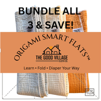 3-Pack Origami Smart Flats