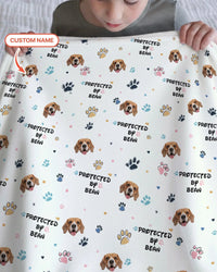 Custom Dog Pattern Bamboo Blanket