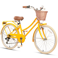 Glerc Best Beach Cruiser Hybrid Kids Bike 24" - Missy