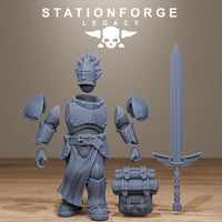 3D Printed Solaris Greatswordsmen by Stationforge Miniatures