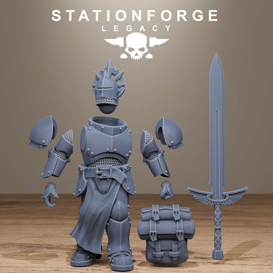 3D Printed Solaris Greatswordsmen by Stationforge Miniatures