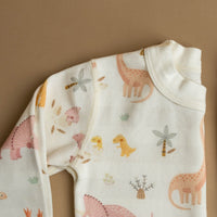 Rose Dino Family Organic Cotton Pajamas Made in USA - BIG FRENCHIES