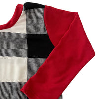 B/W Buffalo Plaid Zip Romper