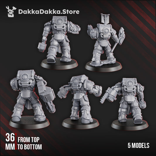 3d Printed Ignisaurus Clan Destroyers x5 by DakkaDakka Miniatures