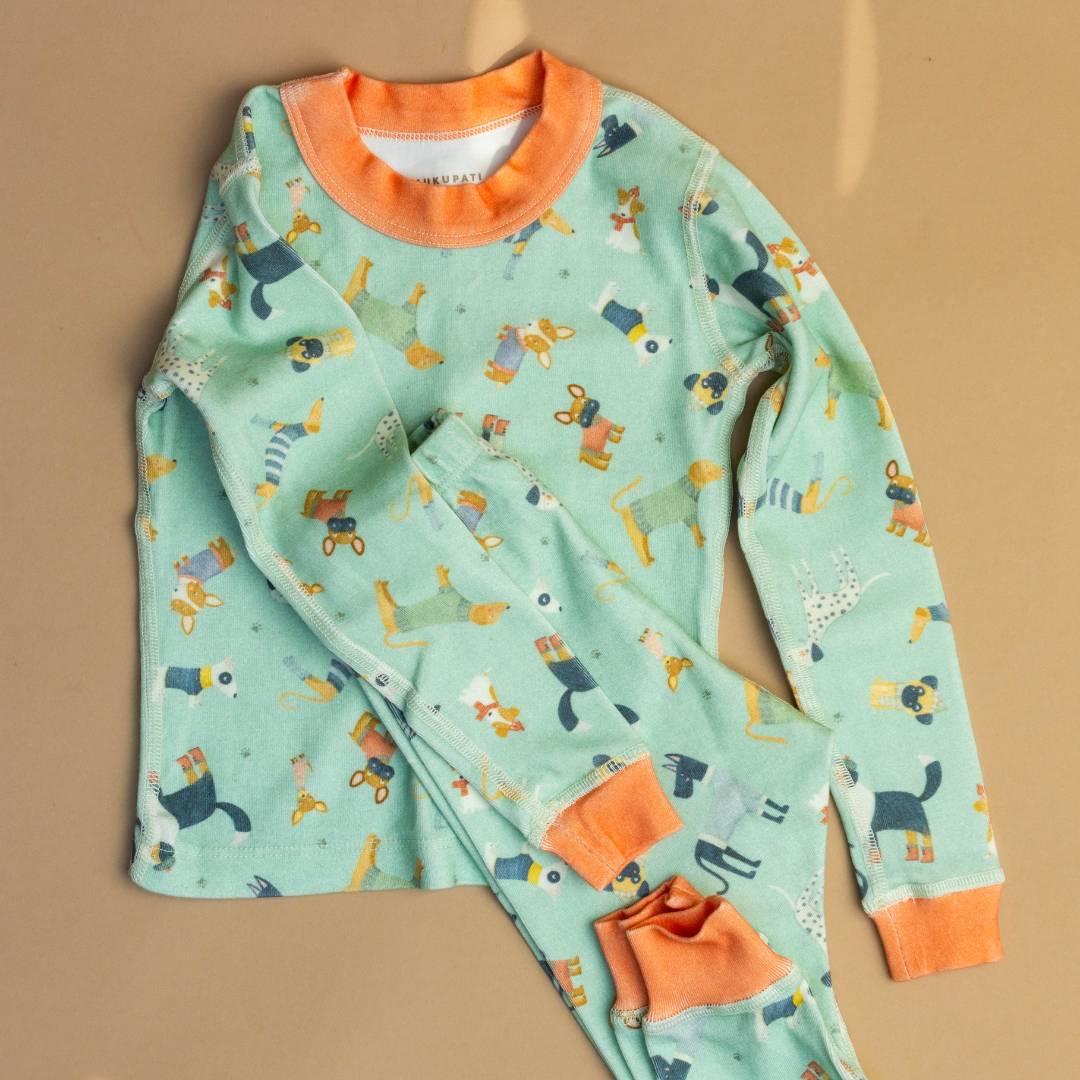 New Dogs Organic Pajamas - BIG FRENCHIES